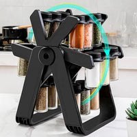 18 Jar Rotating Spice Rack | Spice Jar