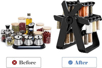 18 Jar Rotating Spice Rack | Spice Jar