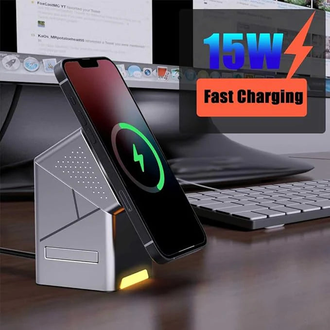 3-in-1 Magnetic Wireless Charger | Charging Dock
