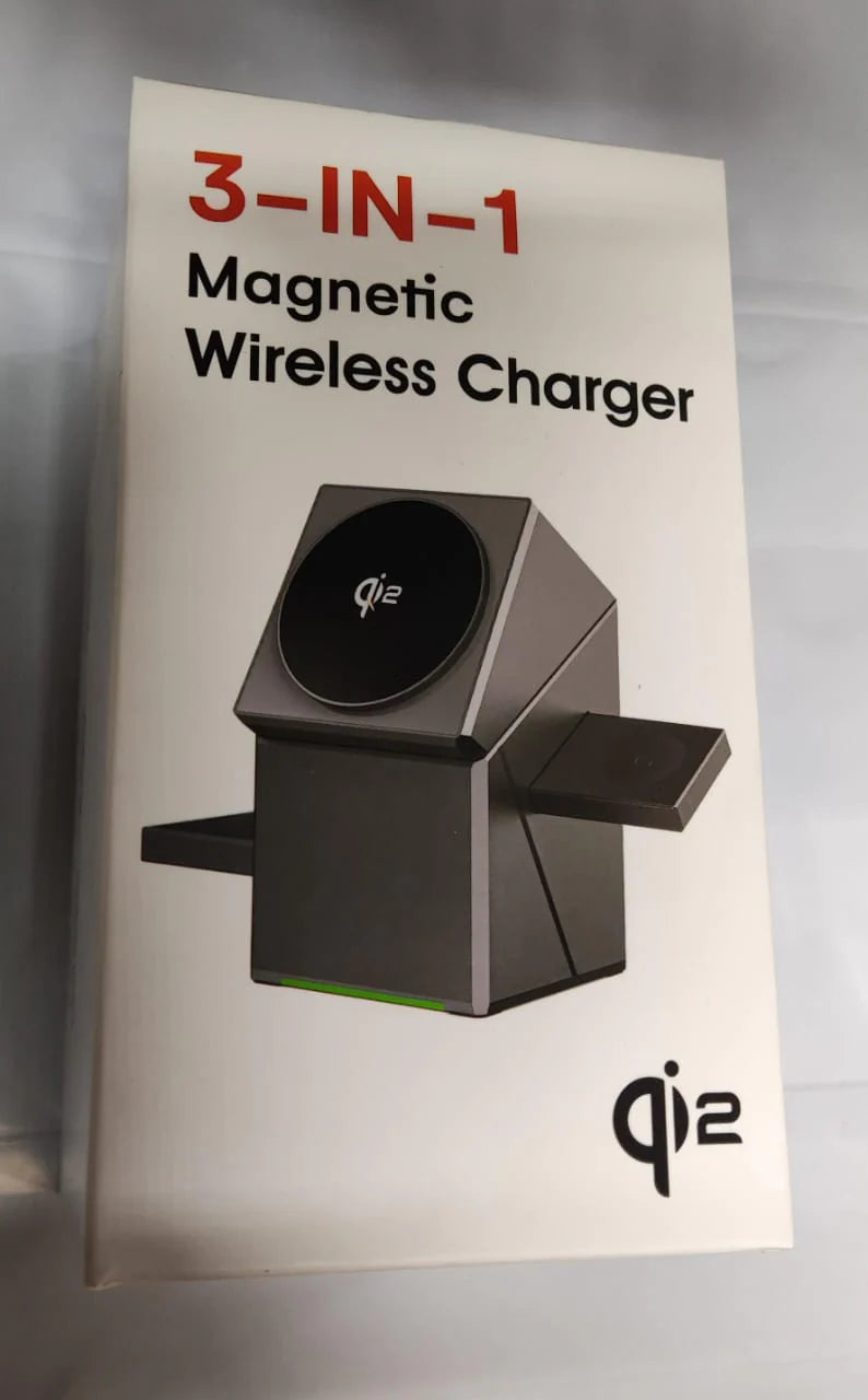 3-in-1 Magnetic Wireless Charger | Charging Dock